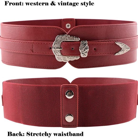 Women\'s Wide Vintage Belt for Dresses Jumpsuit main image 5